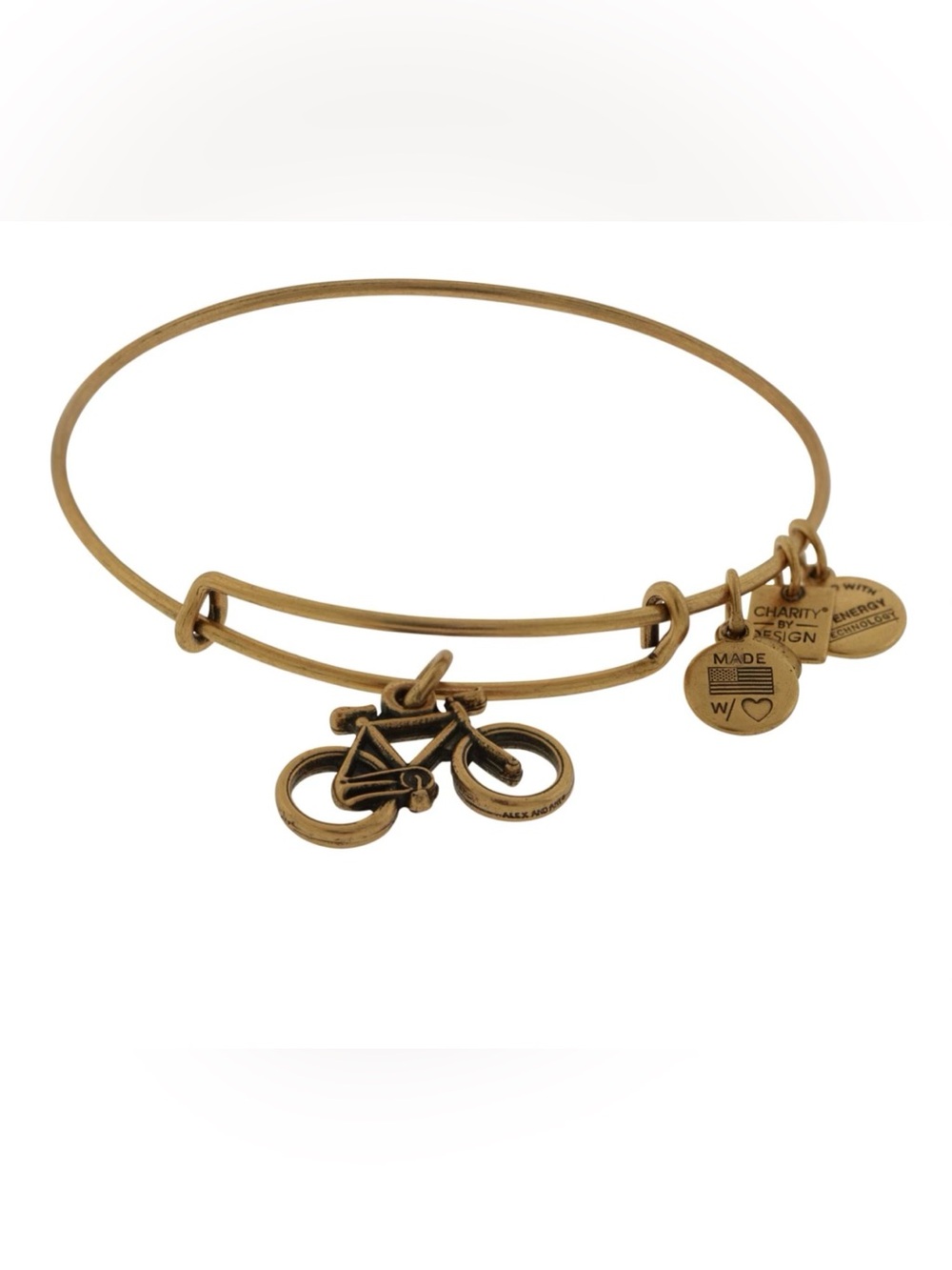 Alex & Ani Bicycle Bracelet Gold